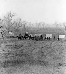 Captain Sandersons Lager am Ford, Custers Schlachtfeld, 1879